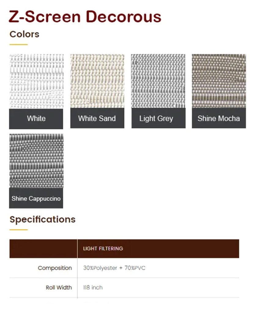Z-Screen Decorous